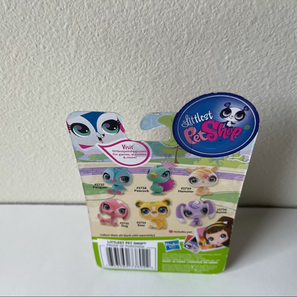 Littlest Pet Shop Hamster 2739 LPS Hasbro Brown - Picture 4 of 12